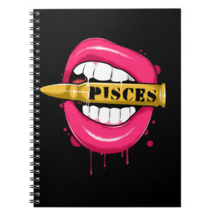 Pisces Zodiac Sign Girl Birthday March Notitieboek