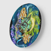 Pisces Zodiac Sign Grote Klok (Hoek)