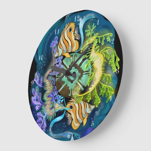 Pisces Zodiac Sign Grote Klok (Hoek)