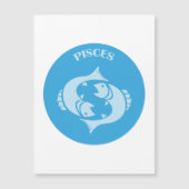 Pisces, Zodiac Sign, Horoscope, Astrology Magnetische Uitnodiging (Voorkant)