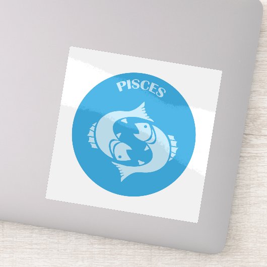 Pisces, Zodiac Sign, Horoscope, Astrology Sticker (Detail)