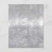 Pisces Zodiac Sign in grunge steel style print Flyer (Achterkant)