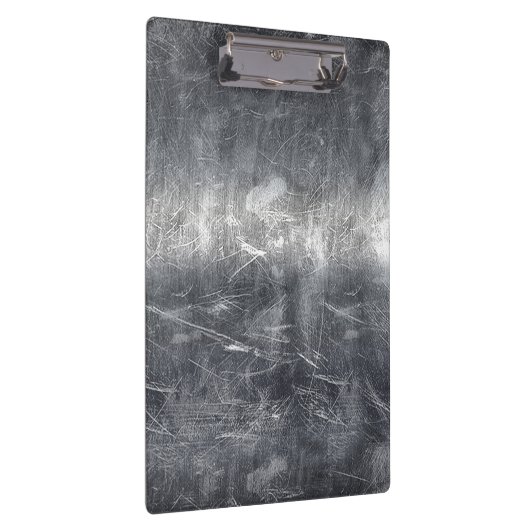 Pisces Zodiac Sign in grunge steel style print Klembord (Rechts)