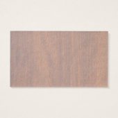 Pisces Zodiac Sign in Mahogany wood grain style Visitekaartjes (Achterkant)