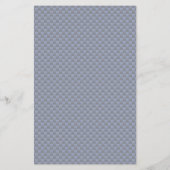 Pisces Zodiac Sign on Blue Carbon Fiber Print Flyer (Achterkant)