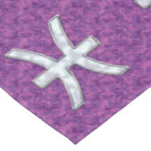 Pisces Zodiac Sign on Pink Digital Camo Tafelkleed (Gekanteld)