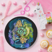 Pisces Zodiac Sign Papieren Bordje (Feest)