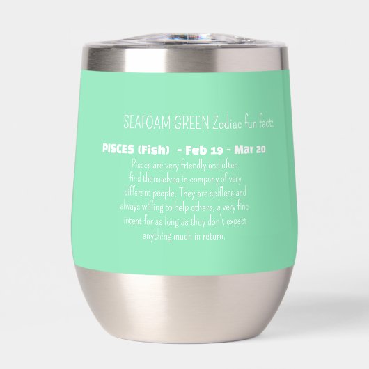 PISCES Zodiac Sign Personality Traits (Voorkant)