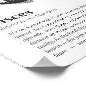 Pisces Zodiac Sign poster (Hoek)