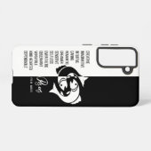 Pisces Zodiac Sign Samsung Galaxy Hoesje (Achterkant horizontaal)