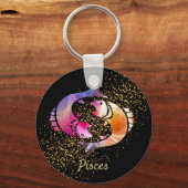 Pisces - Zodiac Sign Sleutelhanger (Voorkant)