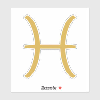 Pisces Zodiac Sign Sticker