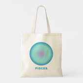 Pisces Zodiac Sign Stylish Gradient Tote Bag (Achterkant)