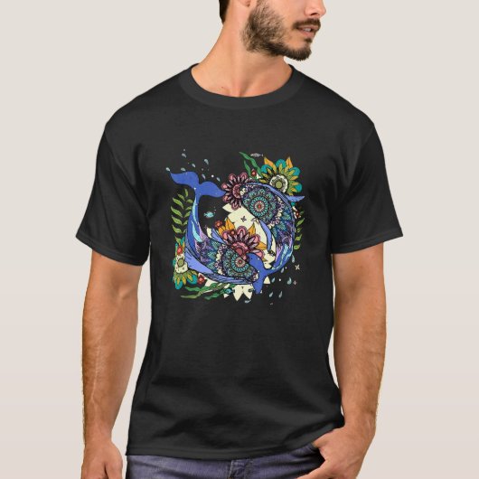 Pisces Zodiac Sign T-shirt (Voorkant)