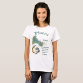 Pisces Zodiac Sign T-Shirt (Voorkant volledig)