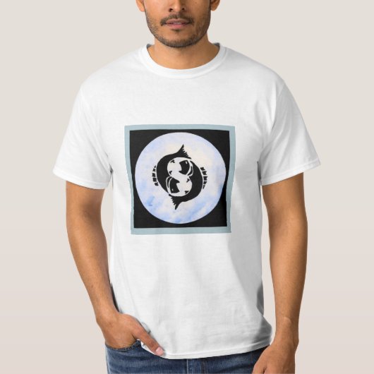 Pisces Zodiac Sign T-shirt (Voorkant)