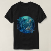 Pisces Zodiac Sign T-shirt (Design voorkant)