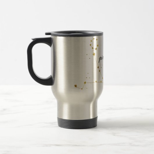 Pisces Zodiac Sign Travel Coffee Mug Reisbeker (Links)