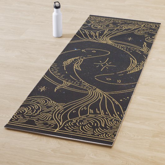 Pisces Zodiac Sign Yoga Mat (In situ)