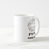 Pisces, Zodiac Signs Koffiemok (Voorkant rechts)