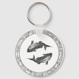 Pisces Zodiac Sleutelhanger