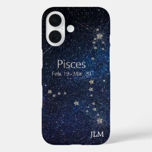 Pisces - Zodiac Star Sign iPhone 16 Hoesje