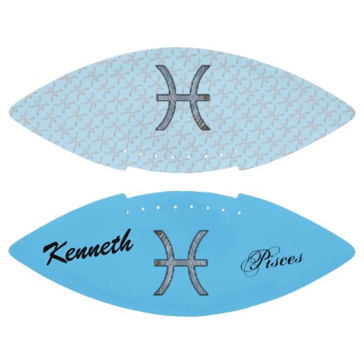 Pisces Zodiac Symbol Element van Kenneth Yoncich American Football (Panelen)