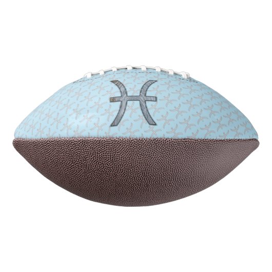 Pisces Zodiac Symbol Element van Kenneth Yoncich American Football (Gedraaid 90)