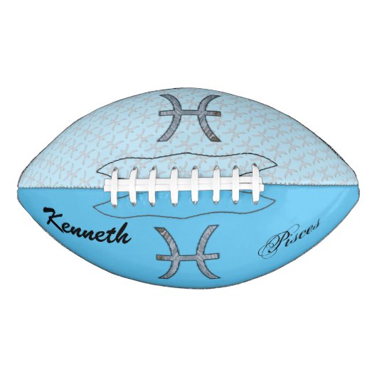 Pisces Zodiac Symbol Element van Kenneth Yoncich American Football (Voorkant)