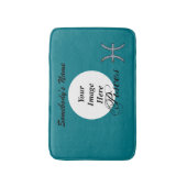 Pisces Zodiac Symbol Element van Kenneth Yoncich Badmat (Voorkant Verticaal)