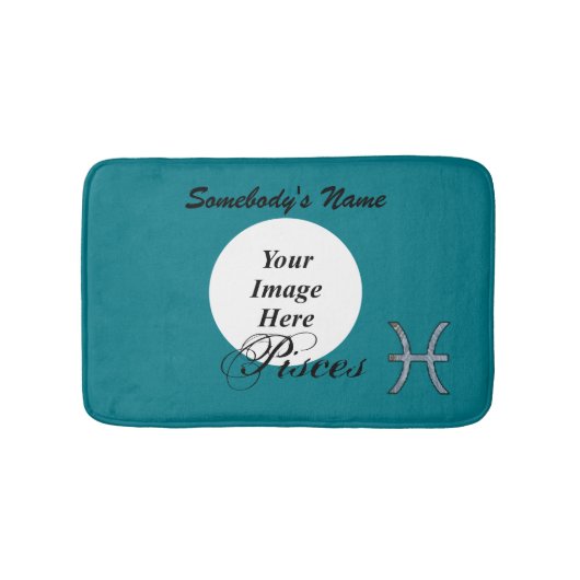 Pisces Zodiac Symbol Element van Kenneth Yoncich Badmat (Voorkant)