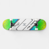 Pisces Zodiac Symbol Element van Kenneth Yoncich Persoonlijk Skateboard (Horizontaal)