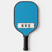 Pisces Zodiac Symbol Element van Kenneth Yoncich Pickleball Paddle (Achterkant)