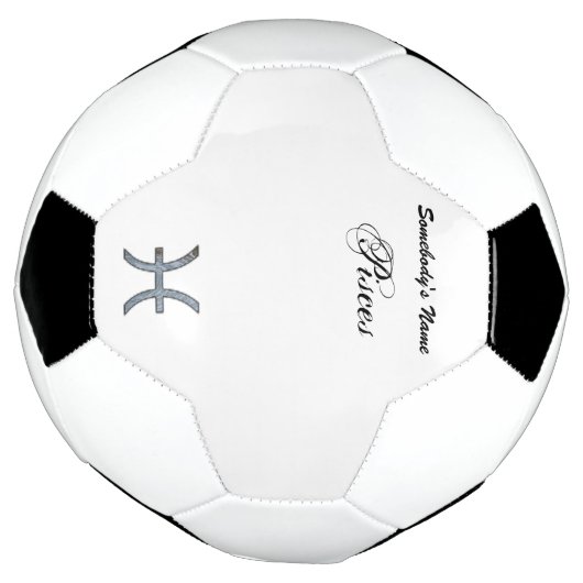 Pisces Zodiac Symbol Element van Kenneth Yoncich Voetbal (Gedraaid)