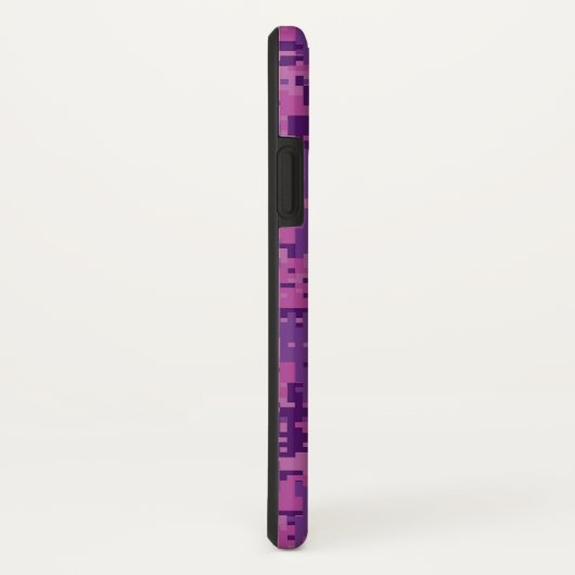 Pisces Zodiac Symbol Fuchsia Digital Camouflage Case-Mate iPhone Case (Achterkant/rechts)