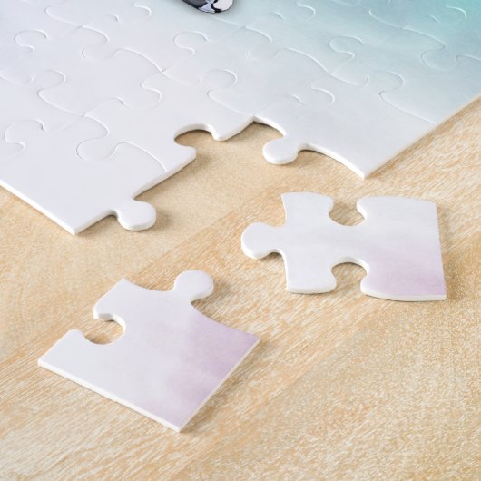 Pisces Zodiac Symbol Moeder van stijl Pearl Legpuzzel (Zijkant)