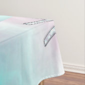 Pisces Zodiac Symbol Pastel Moeder van parelstijl Tafelkleed (Voorbeeld)