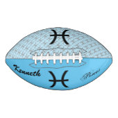 Pisces Zodiac Symbol Standard van Kenneth Yoncich American Football (Voorkant)