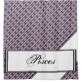 Pisces Zodiac Symbol Standard van Kenneth Yoncich Douchegordijn (Voorkant)