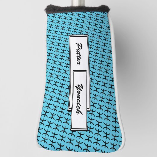 Pisces Zodiac Symbol Standard van Kenneth Yoncich Golfheadcover (Draai 90)