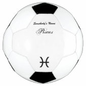 Pisces Zodiac Symbol Standard van Kenneth Yoncich Voetbal (Voorkant)