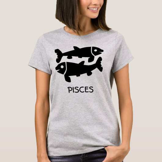 Pisces Zodiac T-shirt (Voorkant)