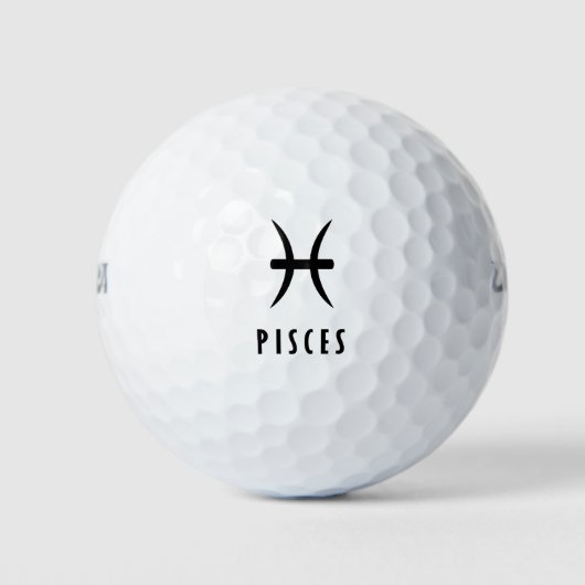 Pisces zodiac-teken golfballen (Voorkant)