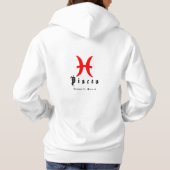 Pisces zodiac-teken hoodie (Achterkant)