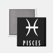 Pisces zodiac-teken magneet (Voorkant / Achterkant)