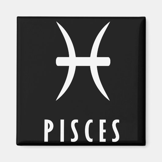 Pisces zodiac-teken magneet (Voorkant)
