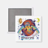 Pisces-Zodiac-V-1 Magneet (Voorkant / Achterkant)