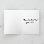 Pisces Zodiac Valentijnse Aangepaste Kaart (Binnen)