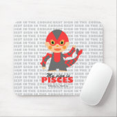 Pisces Zodiac voor kinderen Muismat (Met muis)