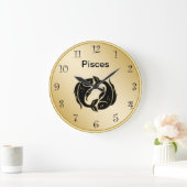 Pisces Zodiac Wall Clock Grote Klok (Huis)